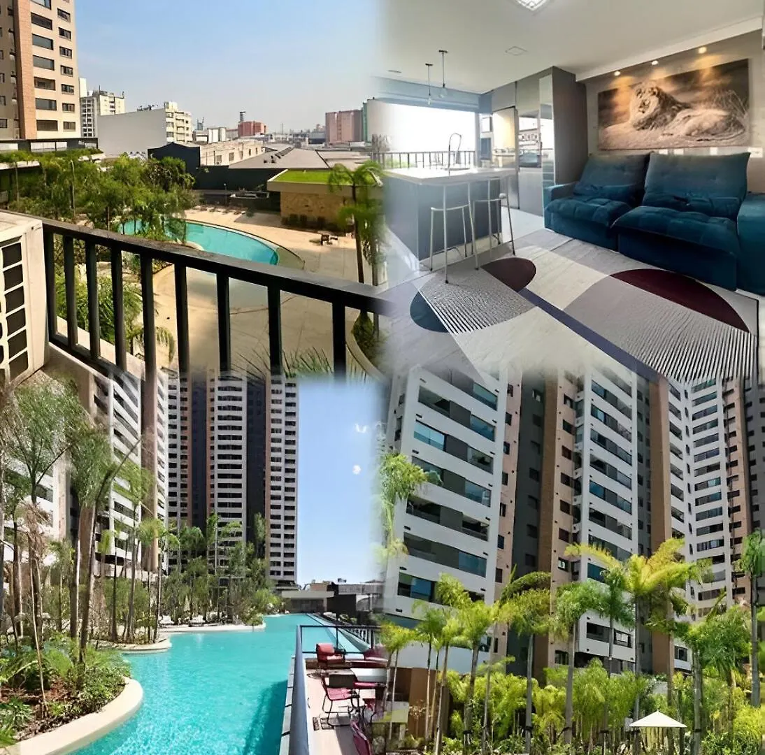 Apto Garden - Resort Com Piscina Borda Infinita Sp Sao Paulo