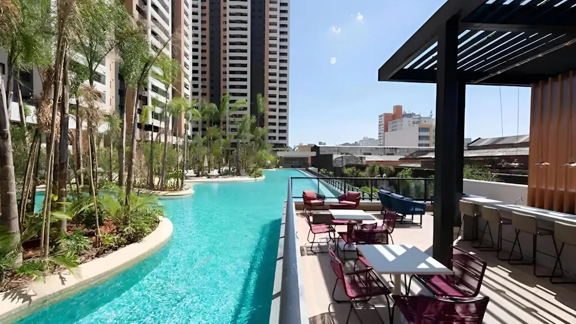 Apto Garden - Resort Com Piscina Borda Infinita Sp Sao Paulo Apartment