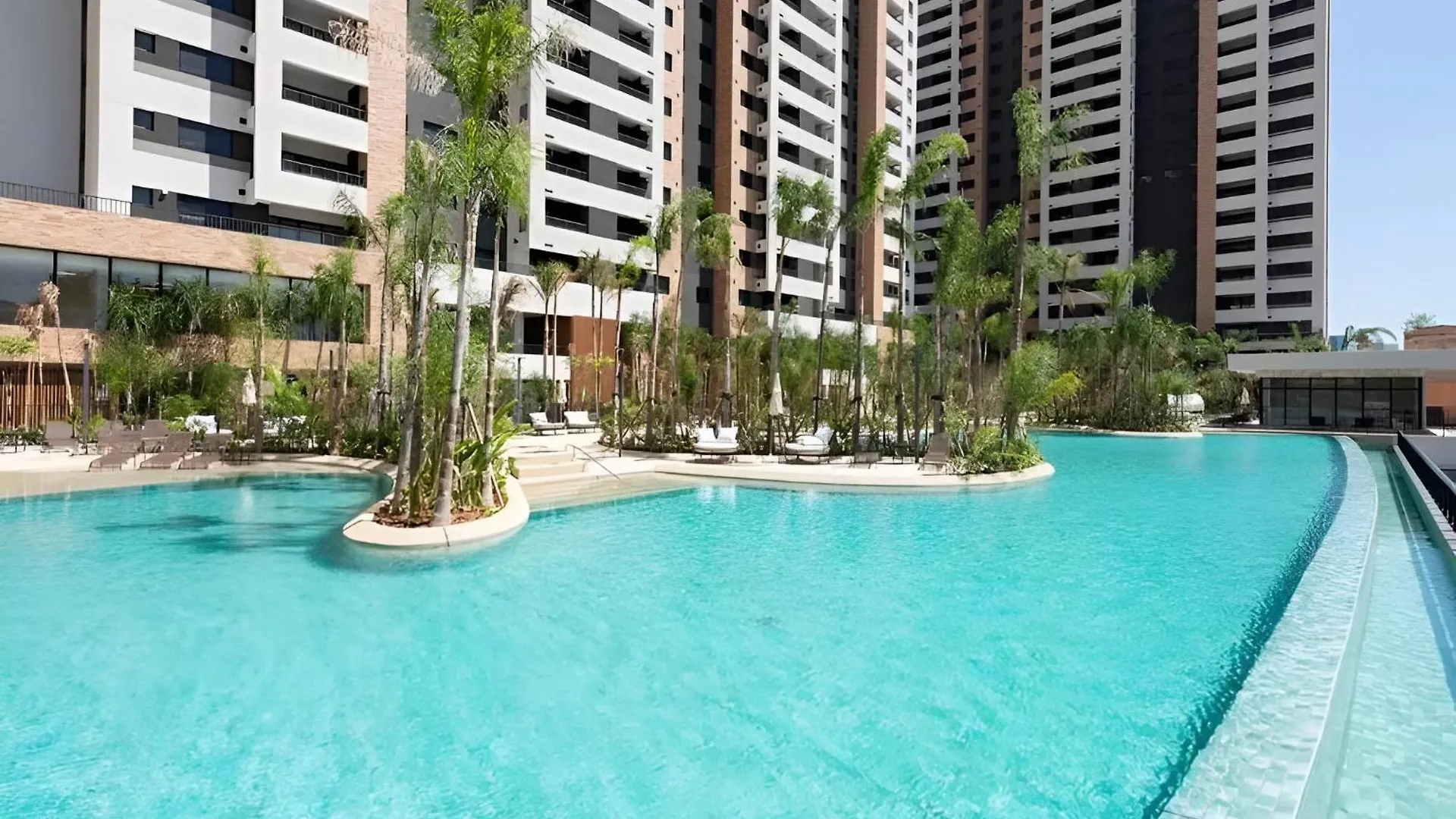 Apto Garden - Resort Com Piscina Borda Infinita Sp Sao Paulo